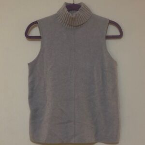 Marled Heather Gray Turtleneck Top